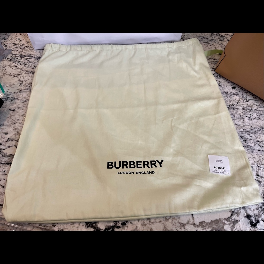 Burberry New light Green Large Dust Bag